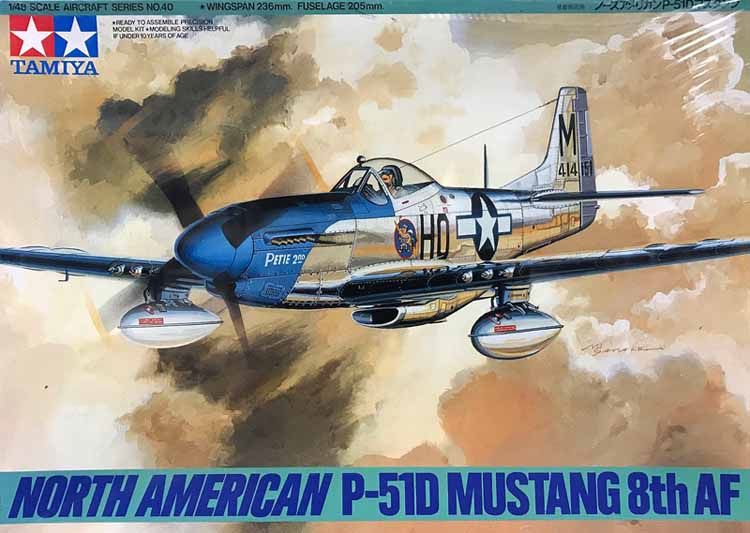North American P-51D Mustang 8th AF 1/48 Tamiya