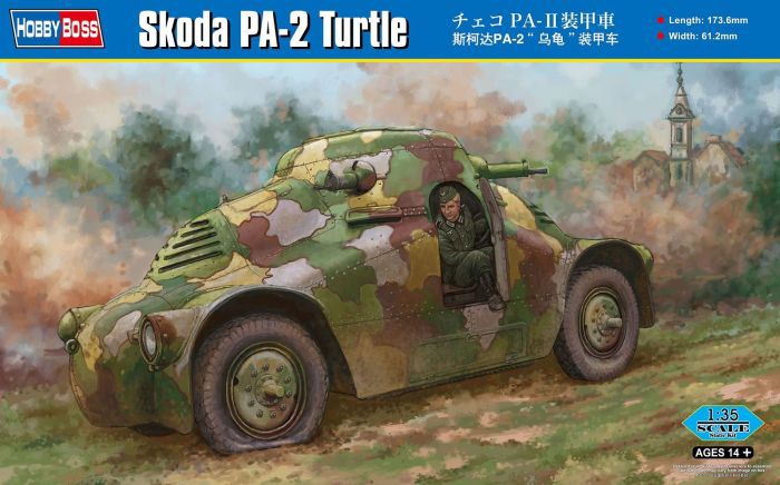 Blindado Skoda PA-2 Turtle 1/35 Hobby Boss