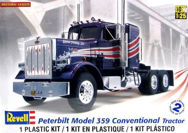 Caminhão Peterbilt Model 359 Conventional Tractor 1/24 Revell