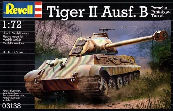 Tanque Tiger II Com Torre Porsche
