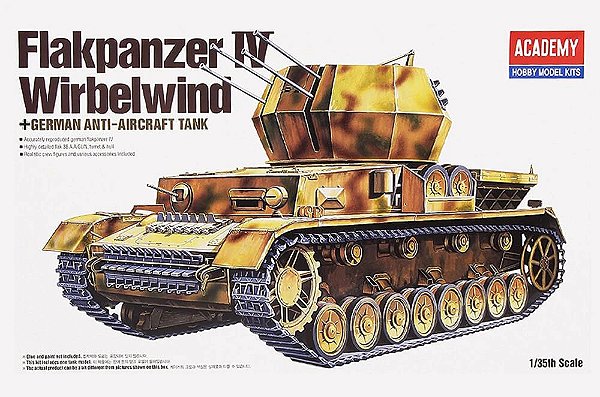 Flakpanzer IV Wirbelwind 1/35 Academy