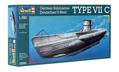 Submarino Alemão U-Boat Tipo VII C 1/350 Revell