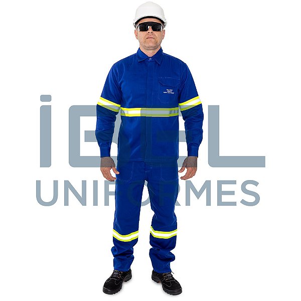 Conjunto Retardante a Chamas - Azul Royal