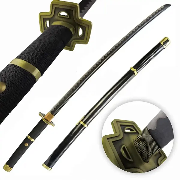 Katana Yubashiri - Zoro One Piece | Lâmina em Metal