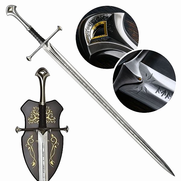 Espada Anduril Aragorn - Senhor dos Anéis