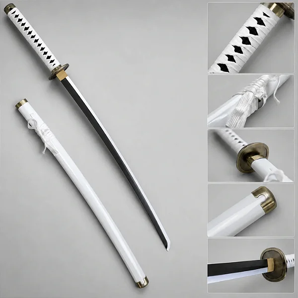 Katana Wado Ichimoji - Zoro One Piece | Lâmina em Bambu