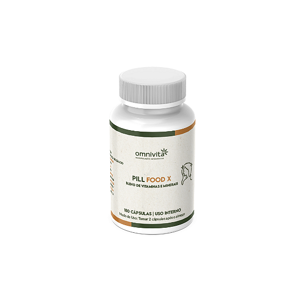 PILL FOOD X I 60 Cápsulas I 30 dias