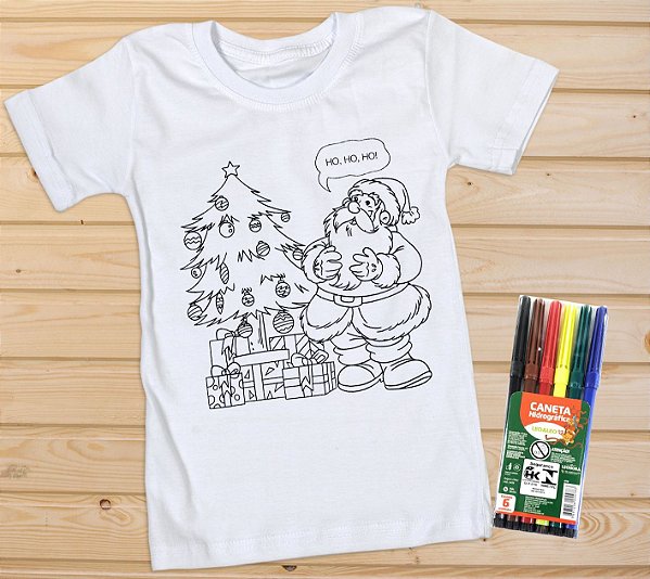 Pinte e Lave - Papai Noel e Árvore de Natal