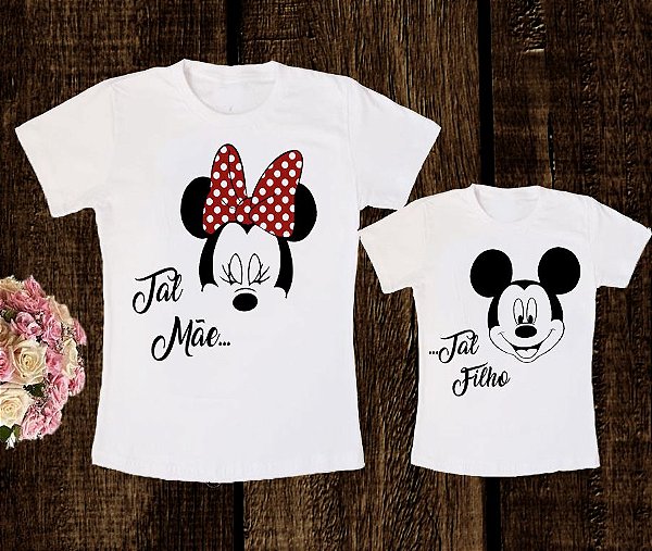 Kit Mãe e Filho Minnie e Mickey