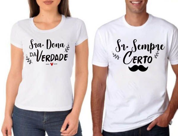 Kit Casal - Dona da Verdade e Sempre Certo