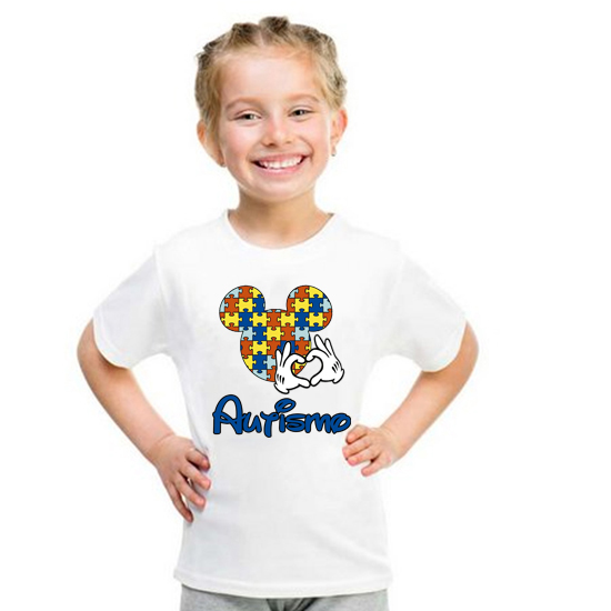 Infantil Feminina - Autismo Mickey