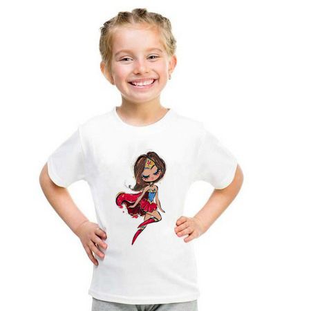 Infantil Feminina - Mulher Maravilha Colors
