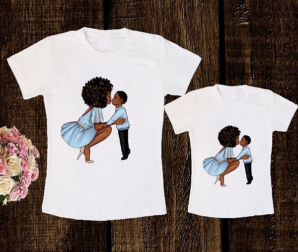 Kit Mãe e Filho Beijo Azul