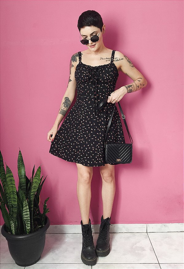 Vestido Maya - Preto