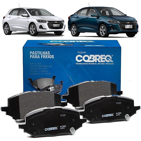 Jogo Pastilhas Freio Dianteiro Gm Onix Novo Premier Ltz Lt 2020 a 2021