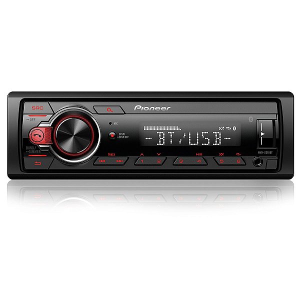 Rádio Automotivo Mp3 Pioneer Mvh-s218bt Usb Aux Fm Bluetooth