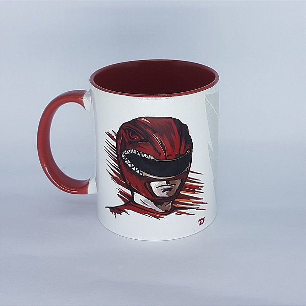 Caneca Power Ranger Vermelho