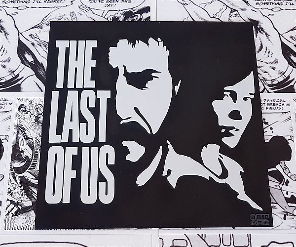 Quadro The Last of Us 3D - Joel e Ellie