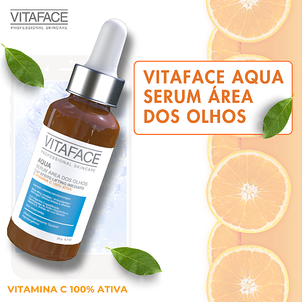 VITAFACE AQUA SERUM ÁREA DOS OLHOS - 20g