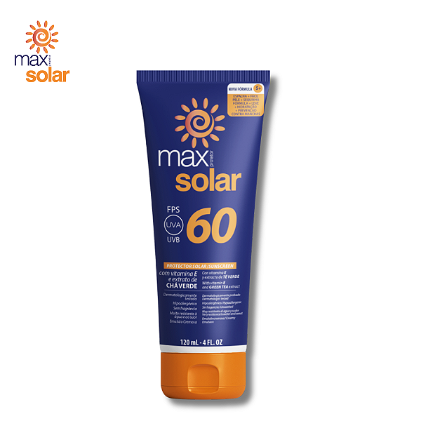 MAX PROTETOR SOLAR FPS 60 - 120 mL