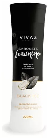 Sabonete Íntimo Black Ice Vivaz 220ml