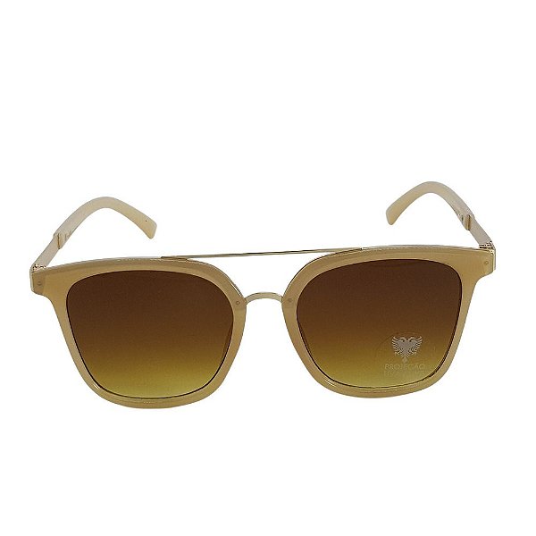Óculos de Sol Cavalera Degradê Feminino Bege Claro MG0020-C1
