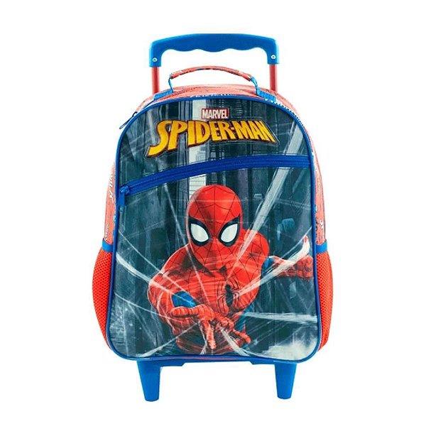 Mochila com Rodinhas Spider Man Protector Homem Aranha 8660