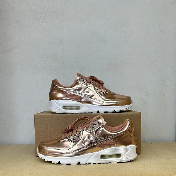 TÊNIS NIKE AIR MAX 90 METALLIC ROSE (SEM CAIXA)