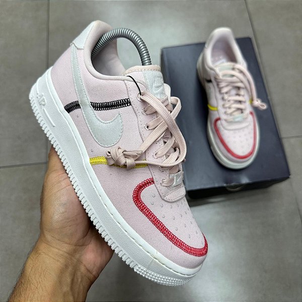 TÊNIS NIKE AIR FORCE 1 07 LX ROSA (COMPLETO)