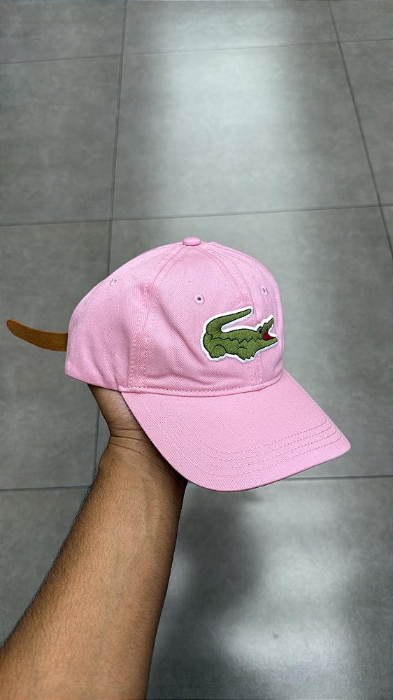 BONÉ LCST BIG CROC ROSA (FORMA RASA)