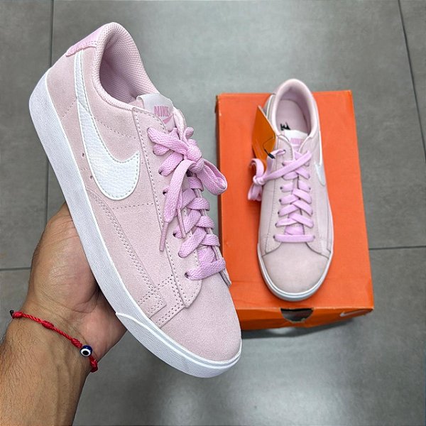 TÊNIS NIKE BLAZER LOW SD PINK FOAM (COMPLETO)