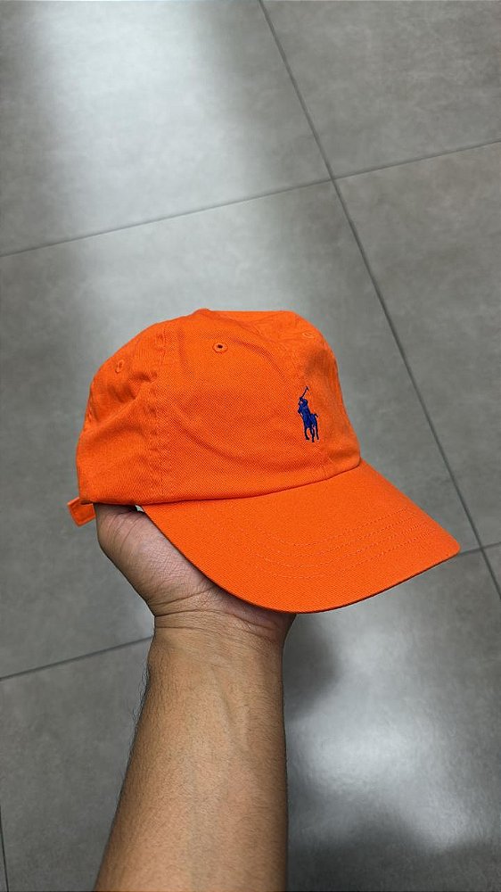 BONÉ POLO RALPH LAUREN LARANJA