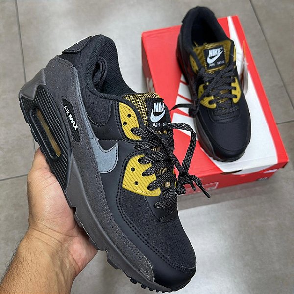 NIKE AIR MAX 90 BLACK MEDIUM ASH (COMPLETO)
