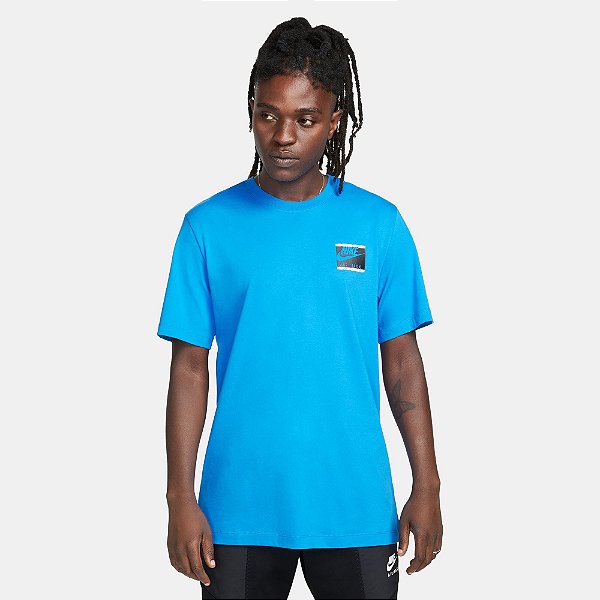 CAMISETA NIKE SPORTWEAR AIR MAX DAY BLUE mercadohype