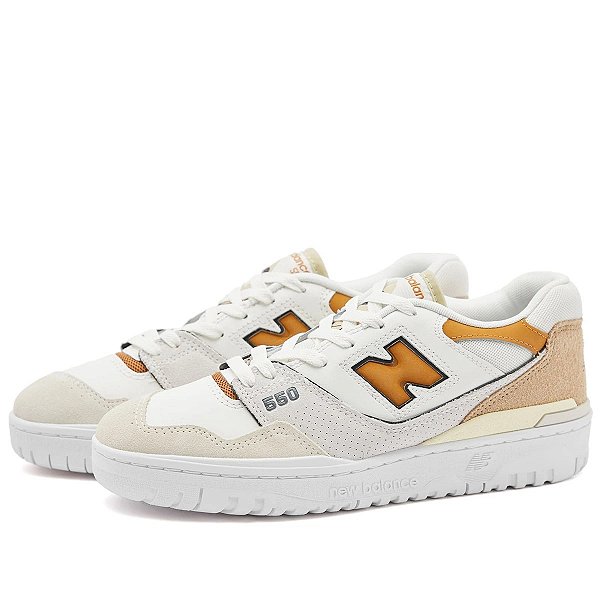 TÊNIS NB 550 SEA SALT BEIGE BROWN (COMPLETO)