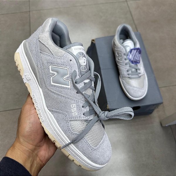 TÊNIS NB 550 SLATE GREY (COMPLETO)