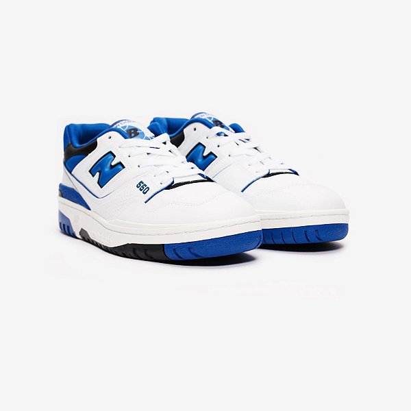 TÊNIS NB 550 WHITE ROYAL BLUE (COMPLETO)