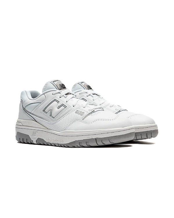 TÊNIS NB 550 WHITE GREY (COMPLETO)