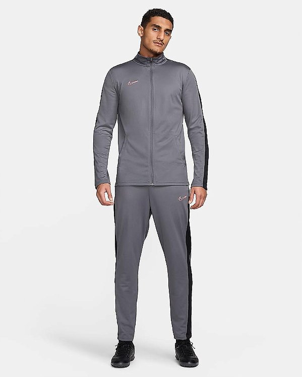 CONJUNTO NIKE DRI FIT ACADEMY GREY BLACK RED