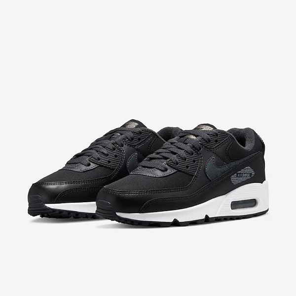 TÊNIS NIKE AIR MAX 90 BLACK METALIC  (COMPLETO)