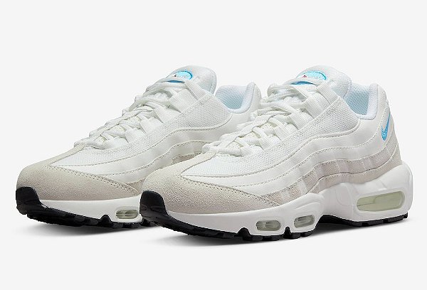 TÊNIS NIKE AIR MAX 95 SUMMIT WHITE UNIVERSITY BLUE (COMPLETO)