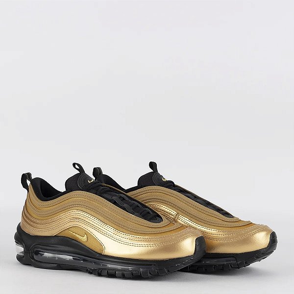 TÊNIS NIKE NIKE AIR MAX 97 GOLD BLACK (COMPLETO)