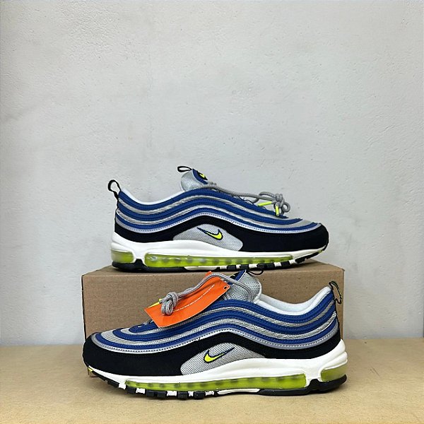 NIKE AIR MAX 97 OG ATLANTIC BLUE VOLTAGE YELLOW (SEM CAIXA)
