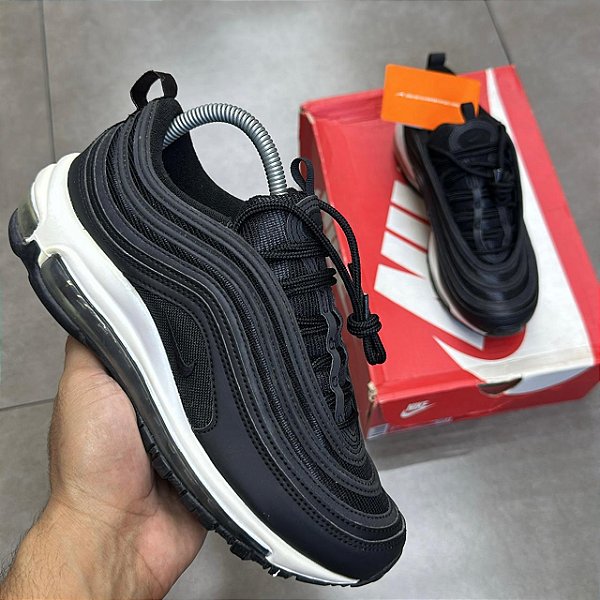 TÊNIS NIKE AIR MAX 97 BLACK WHITE (COMPLETO)