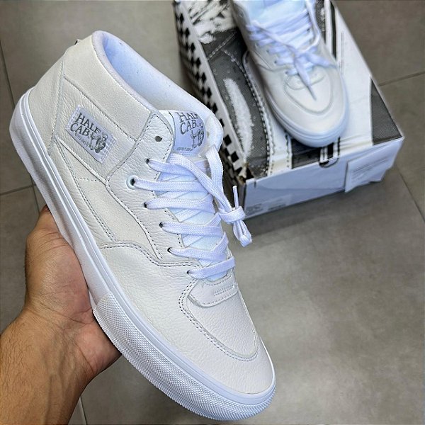 TÊNIS VANS HALF CAB SKATE DAZ WHITE (COMPLETO)