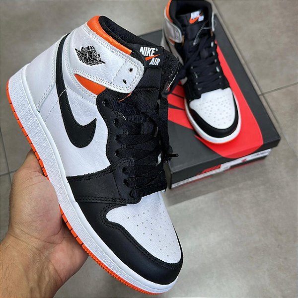 TÊNIS AIR JORDAN 1 HIGH ELECTRO ORANGE (COMPLETO)