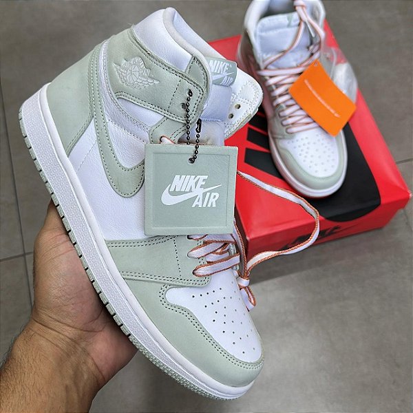TÊNIS JORDAN 1 RETRO HIGH OG SEAFOAM (W) (COMPLETO)