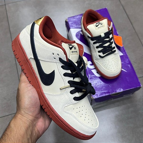 TÊNIS NIKE SB DUNK LOW MUSLIN (COMPLETO)