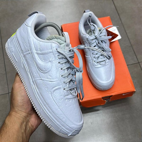 TÊNIS NIKE AIR FORCE 1 EXPERIMENTAL PURE PLATINUM (COMPLETO)
