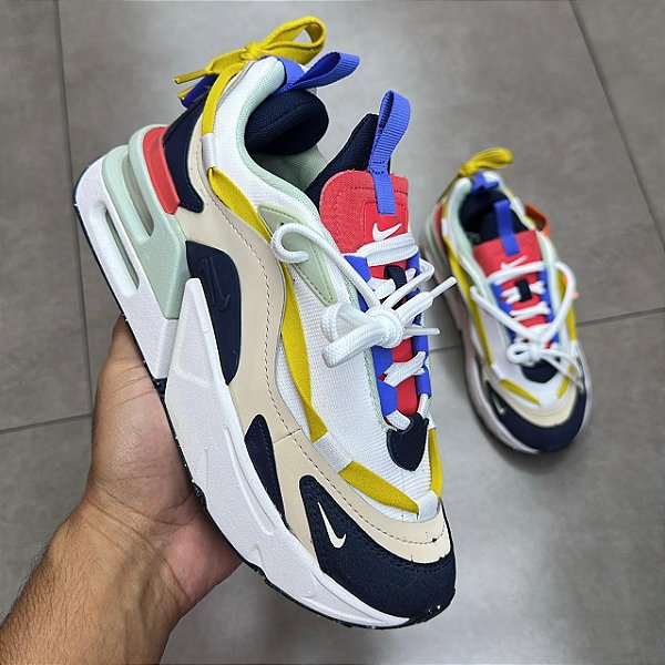 TÊNIS NIKE AIR MAX FURYOSA RATTAN SUMMIT WHITE OBSIDIAN (SEM CAIXA)